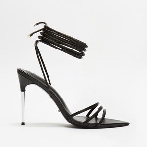 Tony Bianco Mavis Black Strappy Heel